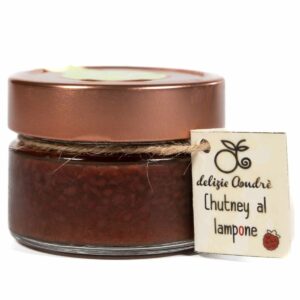 Chutney al Lampone, Salsa agrodolce artigianale prodotta da Azienda Agricola Delizie Andrè