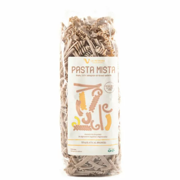 Pasta Mista Di Grani Antichi Prodotto Da Azienda Agricola La Petrosa Da Grano Prodotto Nel Parco Naturale Del Cilento