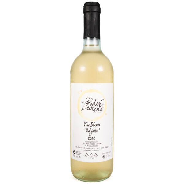 Vino Bianco Malgarbà, Vino Cortese Artigianale Dell'azienda Poderi Zunino. Monferrato