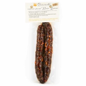 Salsiccia Dolce Suino Nero Lucano Norcineria Bianculli Prodotto artigianale Presidio Slow Food