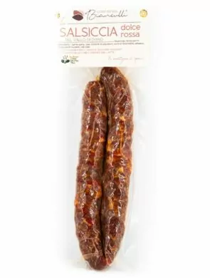 Salsiccia del Vallo di Diano dolce rossa 280g