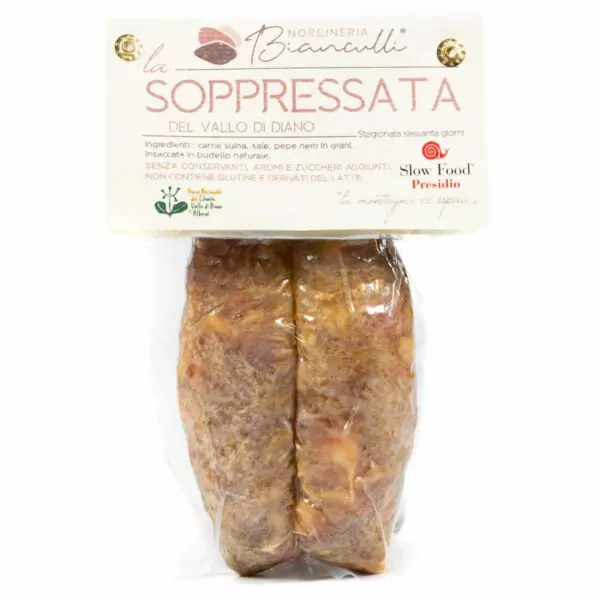 Soppressata Norcineria Bianculli Prodotto Artigianale Presidio Slow Food