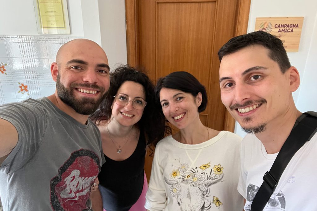 Selfie con Tony ed Eleonora Erbe Cilento I viaggi di Fork in Travel