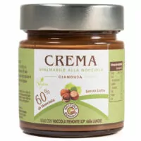 Crema Spalmabile Gianduja 250 Prodotta Artigianalmento Con Nocciole Piemote Igp