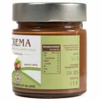 Crema Spalmabile Gianduja 250 Prodotta Artigianalmento Con Nocciole Piemote Igp