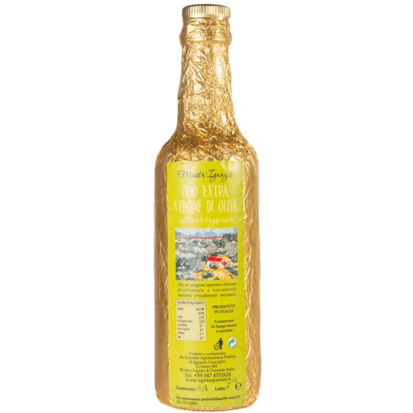 Olio Extra Vergine Di Oliva Artigianale Prodotto Con Sole Olive Taggiasche Liguri