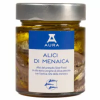 Alici Di Menaica Pescato Con Il Metodo Tradizionale Della Rete Menaica Nel Mare Del Cilento in Olio Extra Vergine Di Oliva Cilentano