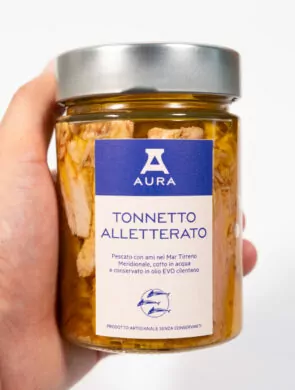 Tonnetto Alletterato 320g in olio EVO Cilentano