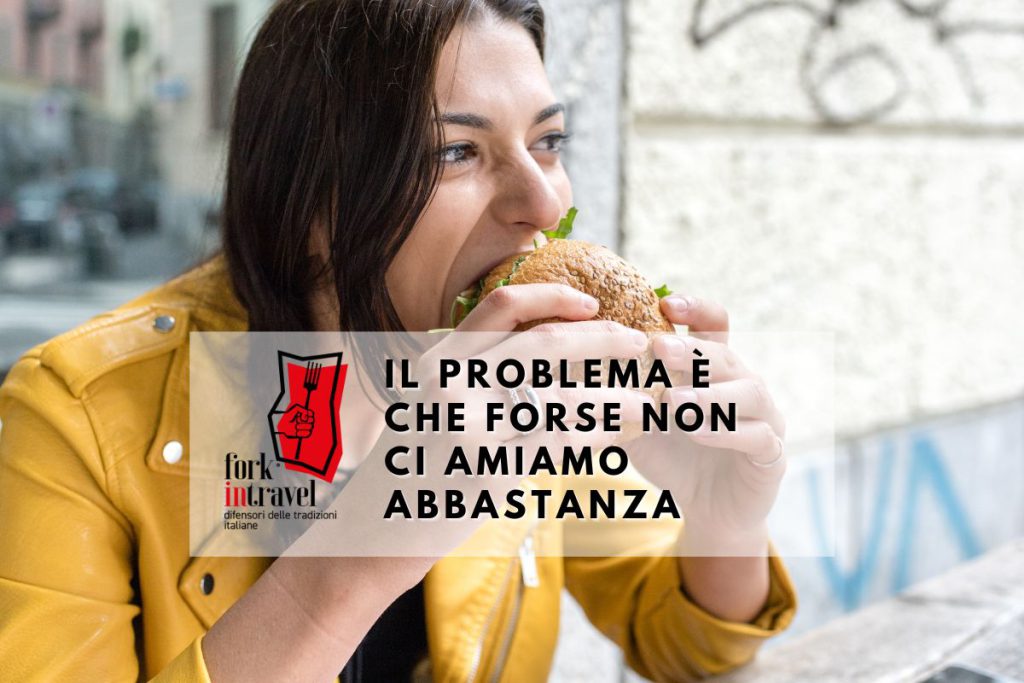 Mangiamo sempre peggio e la nostra salute ne risente. dobbiamo tornare ad una dieta più sana e imparare ad amarci di più